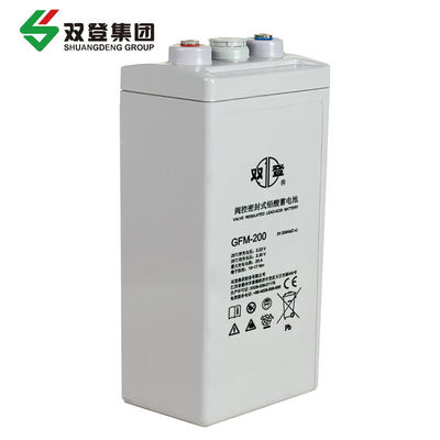 Shuangdeng GFM-200 batteria al piombo 2V200Ah per impianti di alimentazione e stoccaggio dell'energia solare
