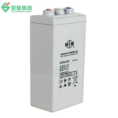 Shuangdeng GFM-200 batteria al piombo 2V200Ah per impianti di alimentazione e stoccaggio dell'energia solare