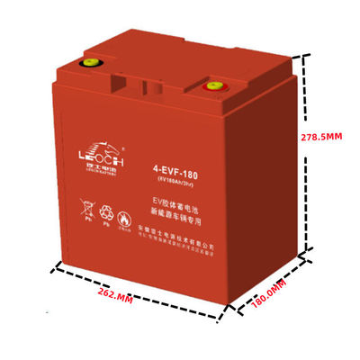 LEOCbatteria a acido di piombo 4-evf-1808v180ah per veicoli turistici e sanitari