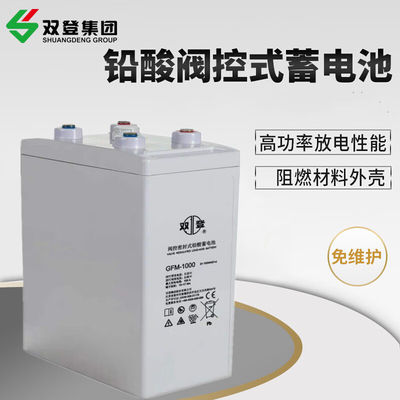 Batteria al piombo acido di alta capacità 2V1000Ah per il sistema eolico