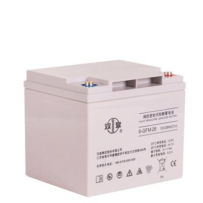 12V26Ah Shuangdeng Batteria sigillata 6-GFM-26 per la comunicazione e lo stoccaggio dell'energia solare