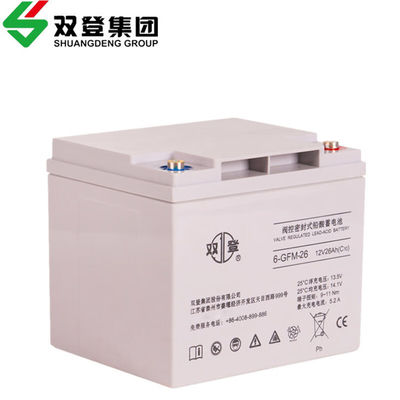12V26Ah Shuangdeng Batteria sigillata 6-GFM-26 per la comunicazione e lo stoccaggio dell'energia solare