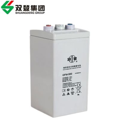 2V500Ah Shuangdeng GFM-500 Batteria al piombo per UPS Resistenza interna 0,41 mQ