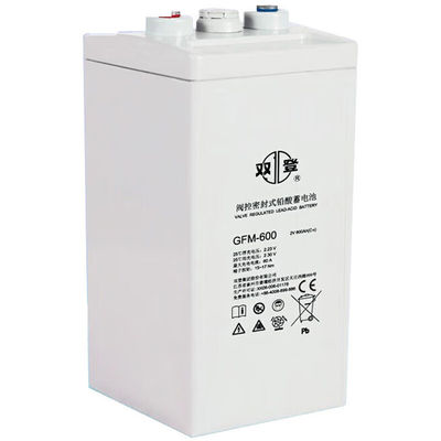 Potente batteria da 2V600Ah per attrezzature mediche e alimentazione UPS da Shuangdeng GFM-600