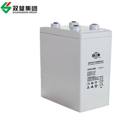 Batteria Shuangdeng GFM-800 2V800Ah per il backup di energia nelle comunicazioni e nel controllo degli incendi