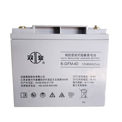 Shuangdeng sigillata ricaricabile 6-GFM-40 batteria al piombo acido 12V40Ah per il sistema di alimentazione del pannello di stoccaggio dell'energia solare
