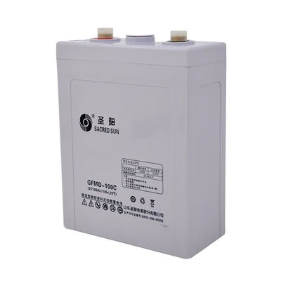 Batteria al piombo acido 2V100Ah per macchine industriali di produzione e stoccaggio di energia solare