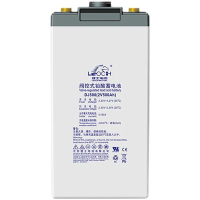 500Ah C10 Leoch batteria DJ500 batteria al piombo acido per sistema di alimentazione di energia solare