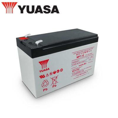 Batteria piombo acido ricaricabile Yuasa NP7-1212V7AH 2.5KG per la stazione base della sala informatica