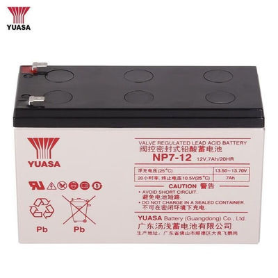 Batteria piombo acido ricaricabile Yuasa NP7-1212V7AH 2.5KG per la stazione base della sala informatica