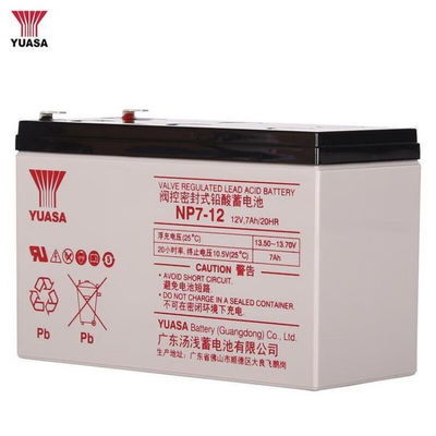 Batteria piombo acido ricaricabile Yuasa NP7-1212V7AH 2.5KG per la stazione base della sala informatica