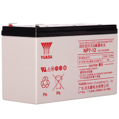 Batteria piombo acido ricaricabile Yuasa NP7-1212V7AH 2.5KG per la stazione base della sala informatica