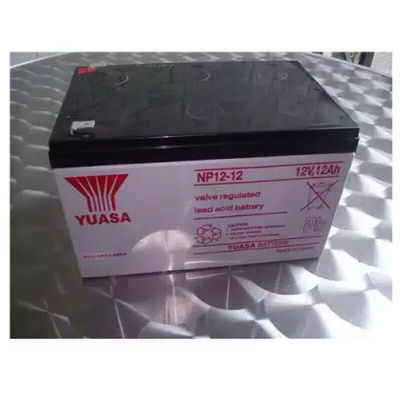 Batteria a piombo acido duratura Yuasa NP12-1212V12AH per energia di emergenza e comunicazioni