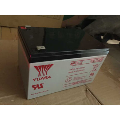 Batteria a piombo acido duratura Yuasa NP12-1212V12AH per energia di emergenza e comunicazioni