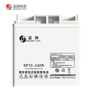 Sacred Sun SP12-24 12V24Ah batteria al piombo acido per il backup di potenza in qualsiasi intervallo di temperatura