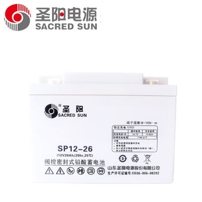 SP12-26 Batteria sigillata da 12V26Ah di Sacred Sun per l'alimentazione UPS e lo stoccaggio dell'energia solare
