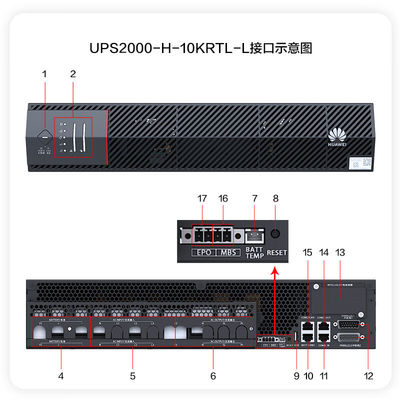 Huawei UPS2000-A-6KTTL-TT 6KVA-6KW Batteria esterna per rack da 19 pollici e on-line