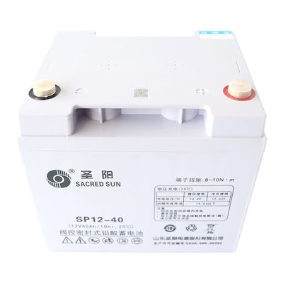 Larghezza 165 mm Sacred Sun SP12-40 Batteria al piombo acido 12V40Ah per sistema di comunicazione