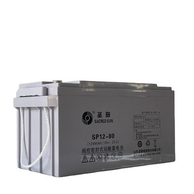 Sacred Sun Batteria ricaricabile a piombo acido 12V80Ah per l'alimentazione UPS e lo stoccaggio dell'energia solare