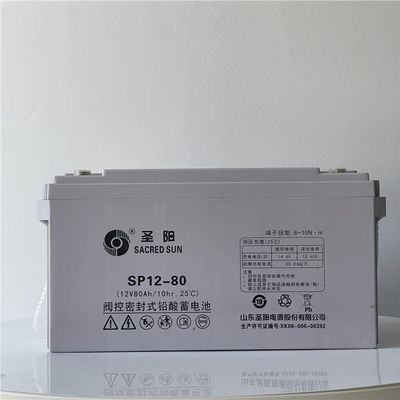 Sacred Sun Batteria ricaricabile a piombo acido 12V80Ah per l'alimentazione UPS e lo stoccaggio dell'energia solare
