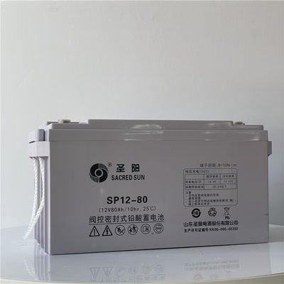 Sacred Sun Batteria ricaricabile a piombo acido 12V80Ah per l'alimentazione UPS e lo stoccaggio dell'energia solare