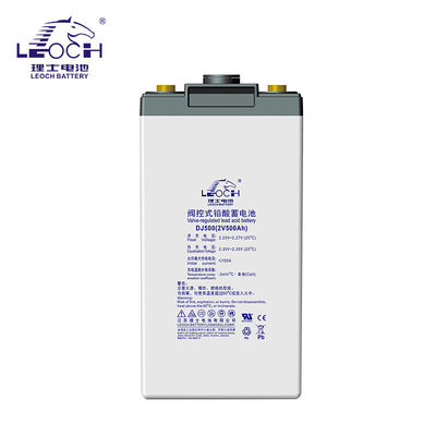 Altezza totale 350mm Batteria Leoch DJ500 Batteria al piombo acido 2V500Ah per alimentazione UPS