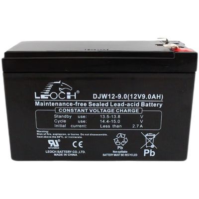 Materiale contenitore ABS Leoch DJW12-9.0 Batteria al piombo acido 12V9Ah per alimentazione Eps