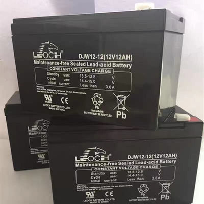 Batteria Leoch DJW12-12 12V12Ah Batteria al piombo acido per la comunicazione e il backup duraturo