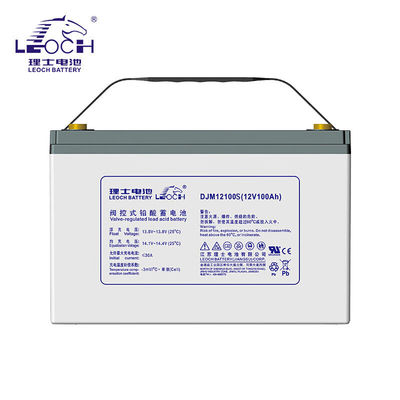 Max.Corrente di carica 25A 12V100Ah Batteria al piombo acido per sistema di alimentazione di energia solare