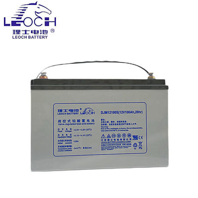 Max.Corrente di carica 25A 12V100Ah Batteria al piombo acido per sistema di alimentazione di energia solare
