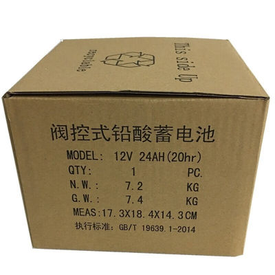 12V24Ah batteria al piombo acido per UPS Power Communication Storage di energia solare DJW12-24s