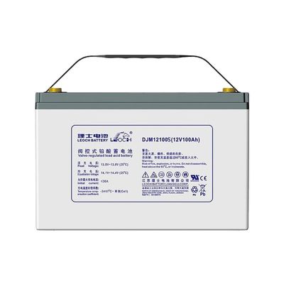 Leoch batteria DJM12100S 12V100Ah per il sistema di energia solare di stoccaggio di energia eolica in 40C