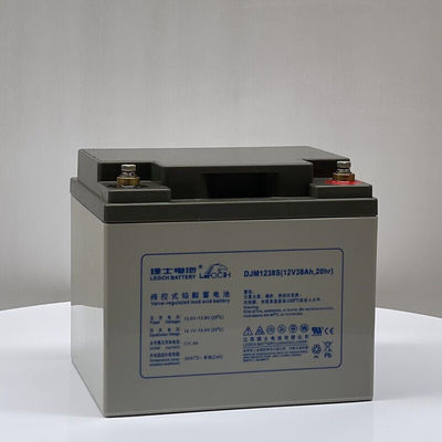 12V38Ah batteria al piombo acido per il sistema di energia solare di stoccaggio di energia eolica di Leoch Battery