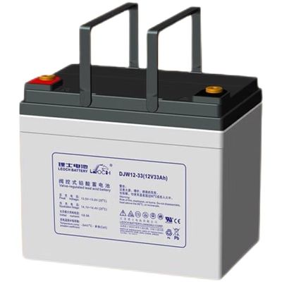 130±1mm Larghezza Leoch batteria DJW12-33 batteria al piombo acido 12V33Ah per il sistema di energia solare