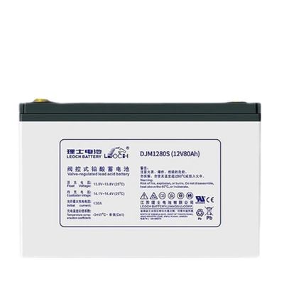 260±2 mm di lunghezza Leoch DJM1280S 12V80Ah batteria al piombo acido per apparecchiature di comunicazione