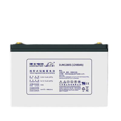Batteria Leoch DJM1280S 12V80Ah per comunicazioni UPS Sistema di alimentazione di accumulo di energia solare
